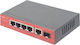 Wi-Tek WI-PCES306GF Unmanaged L2 PoE Switch με 5 Θύρες Ethernet και 1 SFP Θύρα