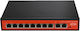 Wi-Tek WI-PCES210G Managed L2 PoE Switch με 10 Θύρες Ethernet