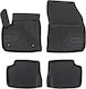 Frogum Set of Front and Rear Mats 4pcs Tray Type for Suzuki Crossover Alfa Romeo Junior 2023 Black