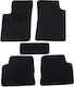 Car Carpet Mats Medium Quality Black Compatible Hyundai Getz 5 Pieces
