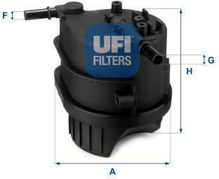 Fuel Filter Citroen C1-C2-C3-107-206-207-307-Aygo 1.4H 2434300-137
