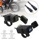 Waterproof Motorcycle Charger with Ports: 2xUSB