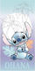 Kids Beach Towel Stitch Ohana Purple Disney 140x70cm