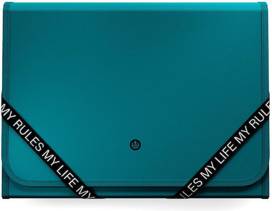 Expanding File Folder My Rules 13 Positions A4 Dark Green Carchivo