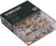 Pins Metron Plastic Box White 100 Pieces