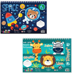 Littlies Drawing Pad 40 Sheets 2 Designs