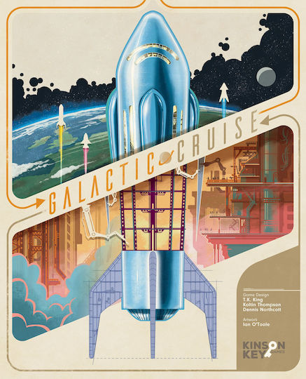 Brettspiel Galactic Cruise für 1-4 Spieler 14+ Jahre (EN)