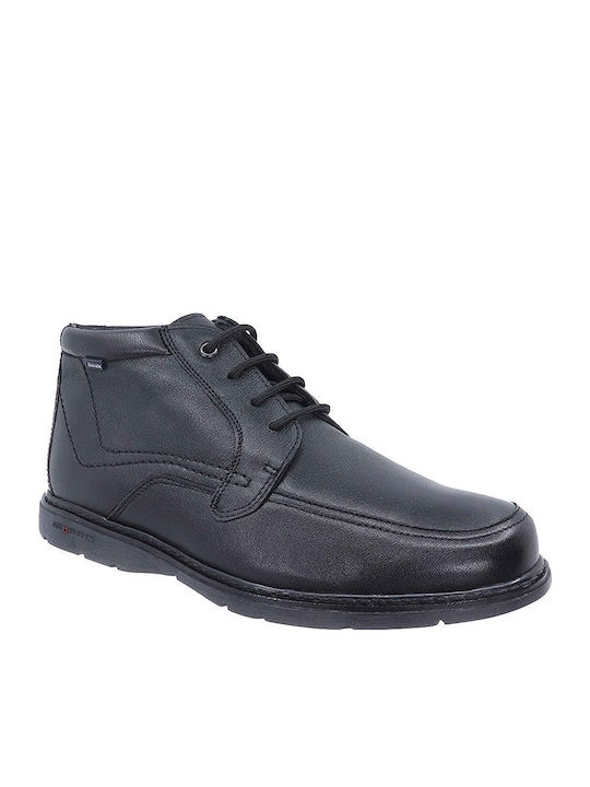 Leather Black Men's Boots Anatomical