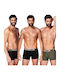 Men's Boxers Black, Khaki 3Pack