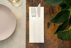Napkin Envelope 32x38cm Cream Point To Point 12...