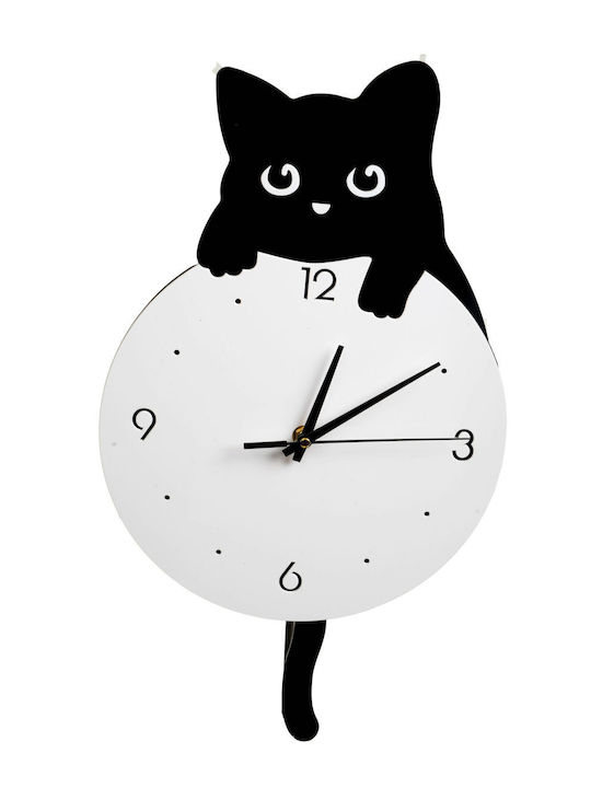 Kinder Wanduhr mit Pendel 24.5x43.5cm