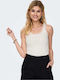 Women's Blouse Cotton Sleeveless White