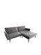 Alfvin Ecke Sofa Sofa mit Umkehrbarer Winkel & Stauraum Gray 211x158x83cm