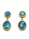 Earrings made of Silver Gold Plated