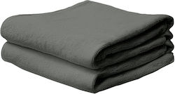 Fragente Hotel Bathroom Towel 160x80 cm Gray