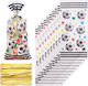 Plastic Bag for Gift with Theme "Football" Multicolored 28x12cm. 25pcs