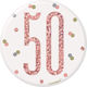 Insigna 50 Glitz Aur Roz Zi De Naștere