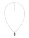 U.S. Polo Assn. Herren Kreuz aus Stahl mit Kette Aspen