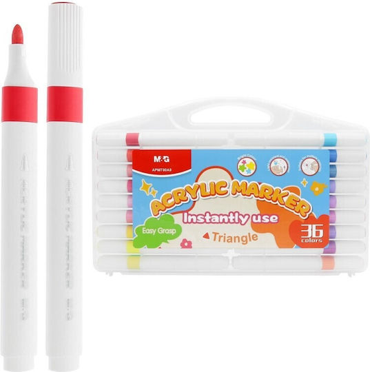 M&G Zeichenmarker Doppelseitig Set 12Stück