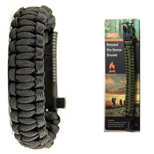 Paracord Гривна За Оцеляване Хаки Военна Oem