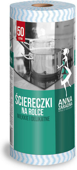 Universal Reinigungstücher 36 X 25cm 50 Stück/rolle Anna Zaradna Weiße Blaue
