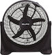 Silifo Box Fan 100W Διαμέτρου 50cm Μαύρο