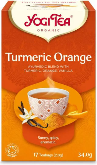 Yogi Tea Куркума / Orange Органичен продукт 17 Чанти 578гр