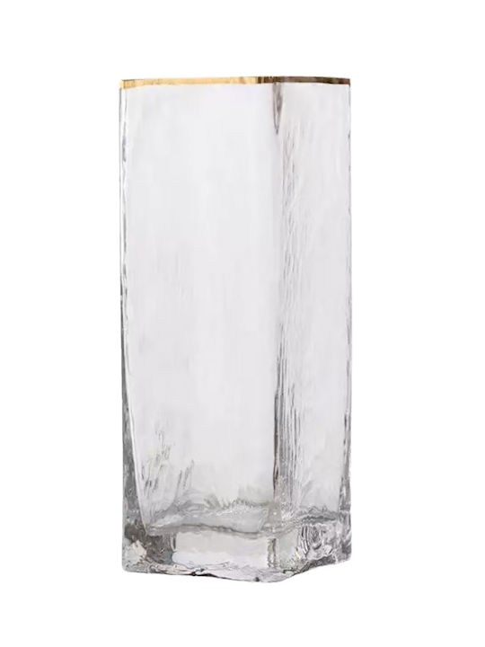 Cosmofan Dekorative Glasvase 10×10×25cm