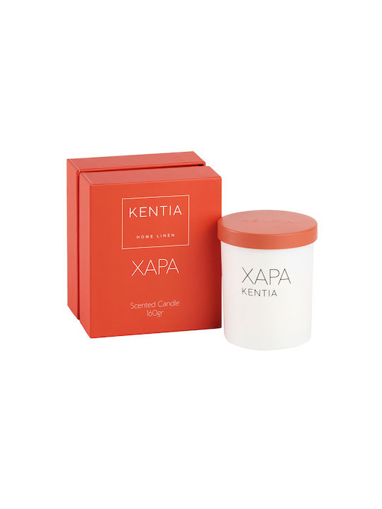 Mood 25 Freude Aromatische Kerze Duft Neon Block Kenta Glas 160gr