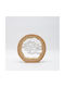 Decorative Sculpture Fish School Polyresin Natural White 19.5x3.5x19.5cm