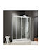 Axis Feste Seite für Dusche 70x185cm Sauberes Glas