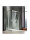Axis Cabinet Duș cu Glisare Ușă 97x100cm Sticlă curată