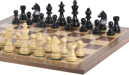 Timeless Chess Set Chessboard 50 Mm Square Pieces King 90 Mm