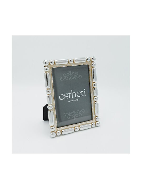 Estheti Home Bilderrahmen 13x18 Polyresin Silbe...