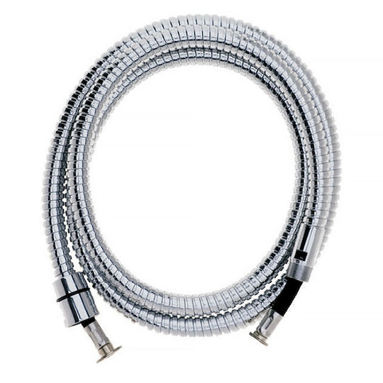 Spiral Kitchen Hair Salon Hydro Massage Metallic Double Safety Chrome 150cm 030243 Interflex