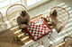Schachbox Selbstbemaltes Zusammengebaut 48x48cm Künstlerisches Diy Schach Set