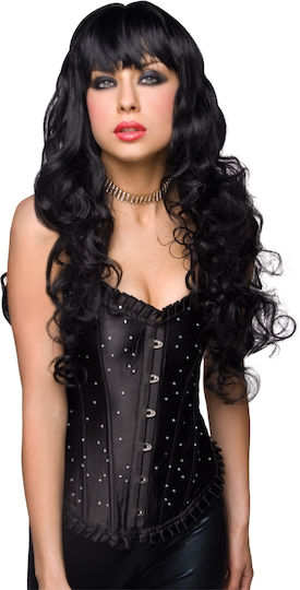 Μακριά Μαύρη Περούκα Pleasure Wigs Missy Black