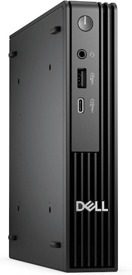 Dell Micro QCM1250 Desktop PC (i3-14100T/16GB DDR5/512GB SSD/W11 Pro) με Πληκτρολόγιο (GR)