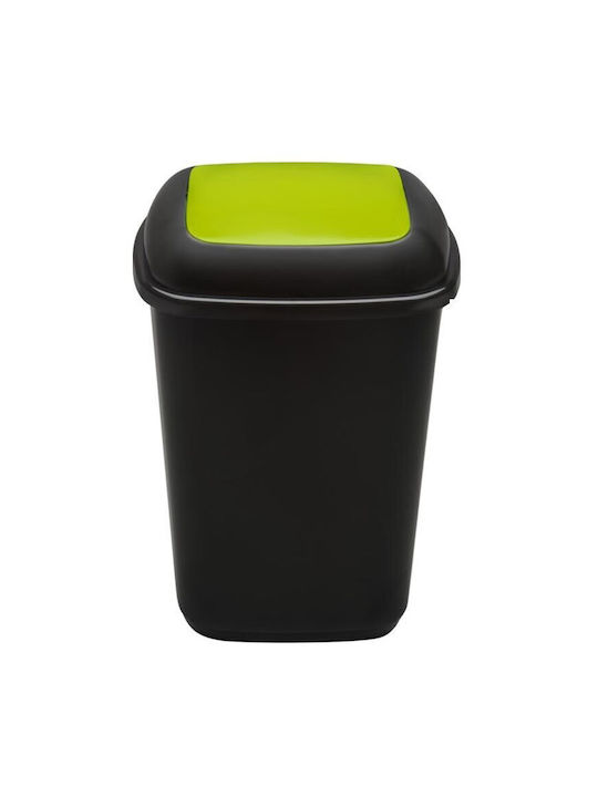 Plafor Coș de Reciclare Plastic Negru 28lt 1buc