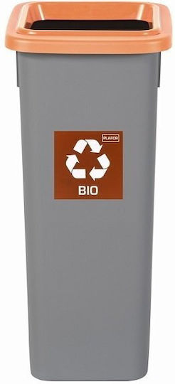 Plafor Coș de Reciclare Plastic Gri 20lt 1buc