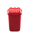 Plafor Waste Bin Recycling Plastic Red 50lt 1pcs