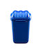 Plafor Coș de Reciclare Plastic Albastru 50lt 1buc