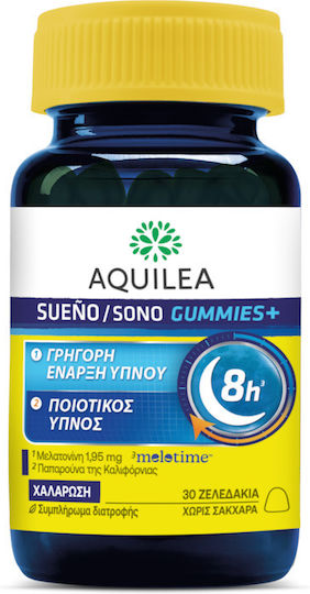 Aquilea Sueno Gummies+ Supplement for Sleep 30 Gummies
