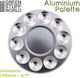Aluminium Palette Mit 10 Vertiefungen