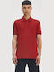 Polo Herrenbluse Kurzarm Rote
