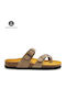 Women's Flat Sandals Taupe