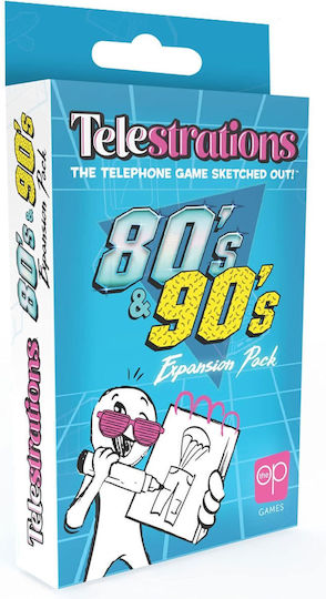 Разширение на играта Telestrations 80s/90s за 4-8 играчи 12+ години (EN) USAopoly