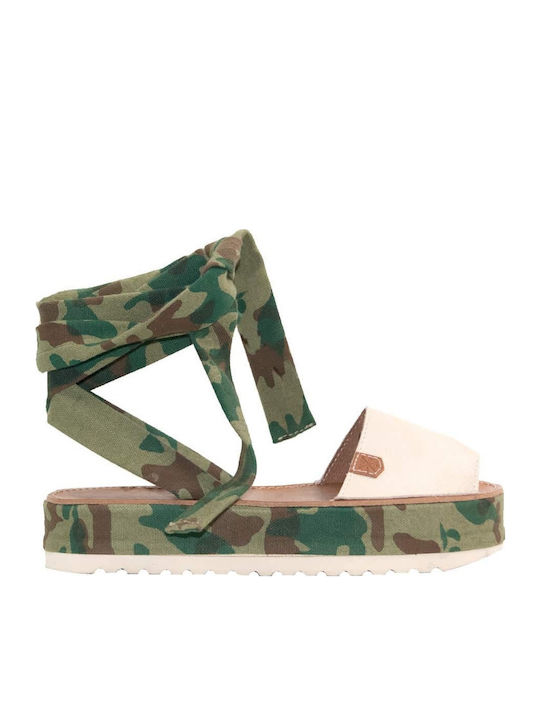 Menorquinas Popa Σανδάλια Beige