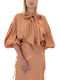 Women's Blouse Long Sleeve Bronze