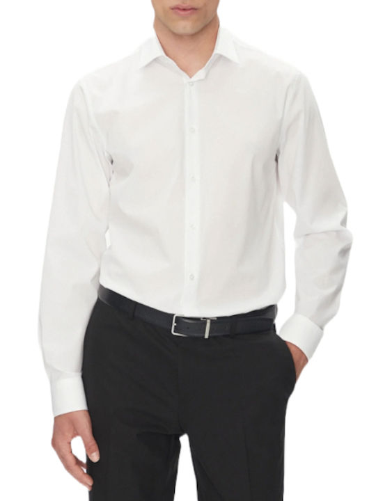 Calvin Klein Μακρυμάνικo Πουκάμισο Λευκο